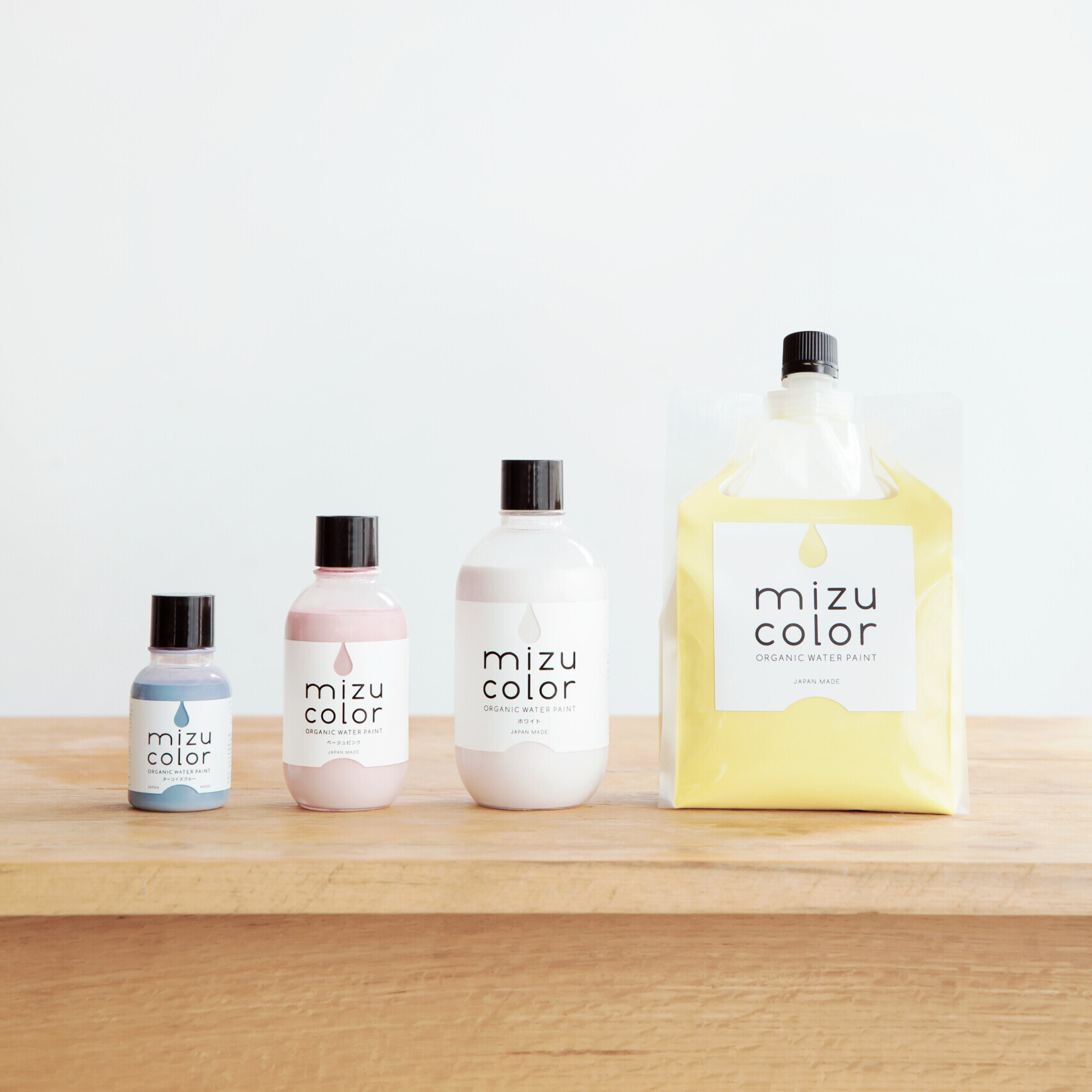90%天然素材でできた、木の風合いを残せる水性塗料 | mizucolor